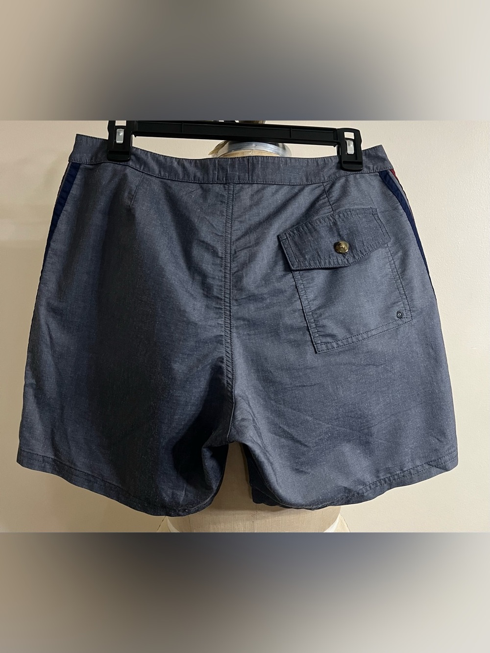Aviator Nation 5 Stripe Grey Boardshorts size 32 -Made in California - Picture 5 of 12